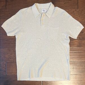 Flint and Tinder Tan Sweater Polo